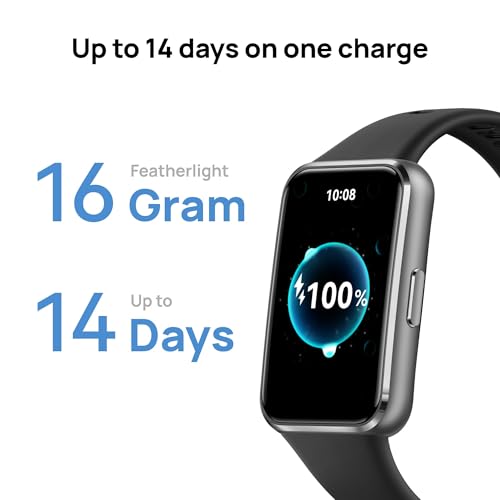 Image of Huawei Band 11 Health & Fitness Tracker, Enhanced Sleep Tracking, All-Day Health Monitoring, Ultra-Slim & Comfort Wear, iOS & Android Compatible, Smart Watch. (Black)