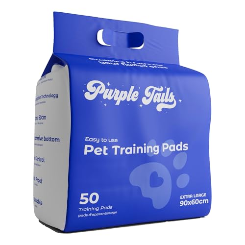 Image of Canada XL Pet Training Pads with Adhesive Tape - Pack of 50 - 8 Layers Super-Absorbent XL Pee Pads for dogs - Built in Pet Attractant, Leakproof - Small, Medium, Large Dogs (50, 90x60 cm)