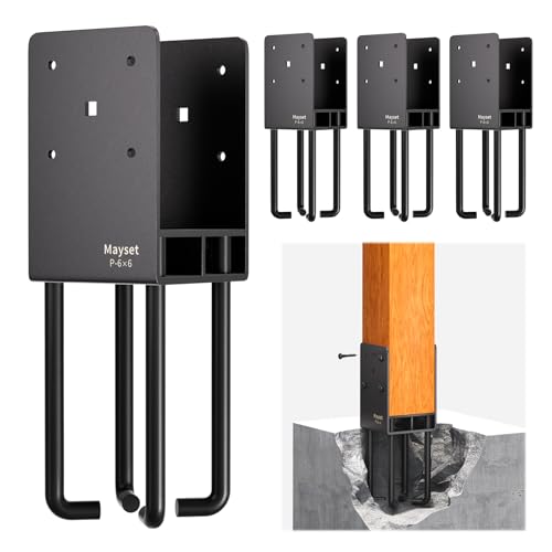 6x6 Concrete Post Anchor, Heavy Duty Stainless Steels