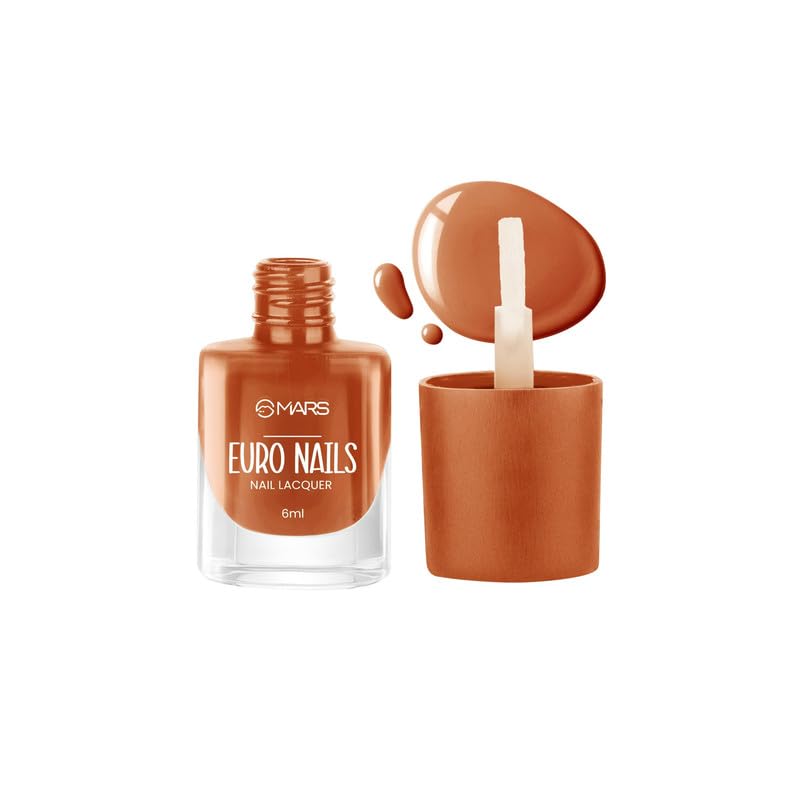 Image of MARS EURO Nail Lacquer | Glossy Gel Finish | Rich Pigmentation | Chip Free | Quick Drying Formula | Long Lasting Nail Polish for Women | (6.0 ml) (Shade-66)