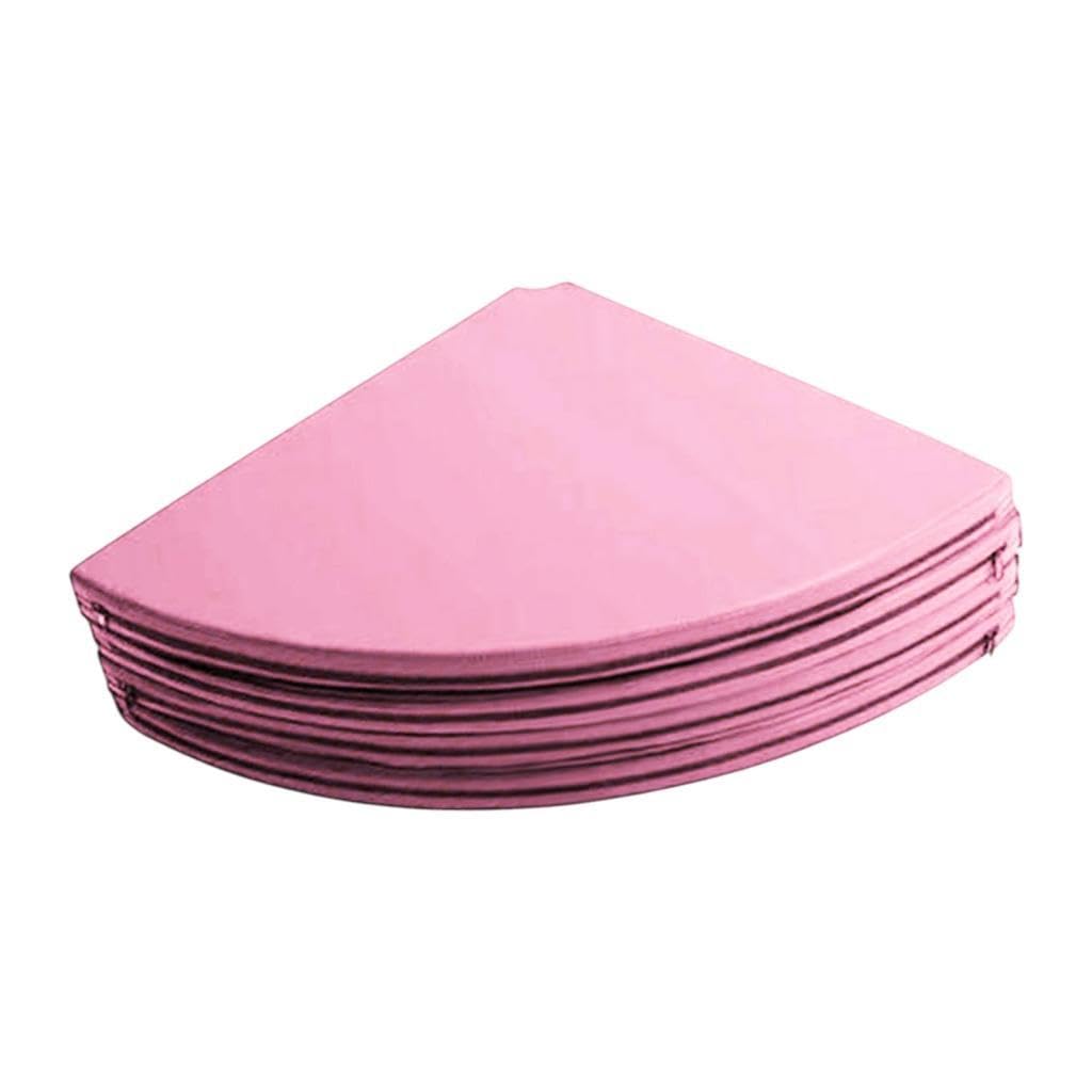 Folding Pole Dance Mat Adults Foldable Yoga Mat for Workout Outdoor Home Gym Pink-image-12