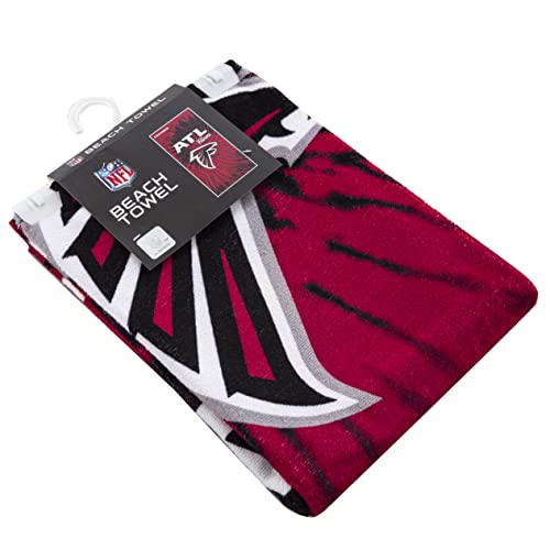 Image of Northwest NFL Atlanta Falcons Unisex-Adult Beach Towel, 30 inch x 60 inch, Psychedelic (Pack of 6)