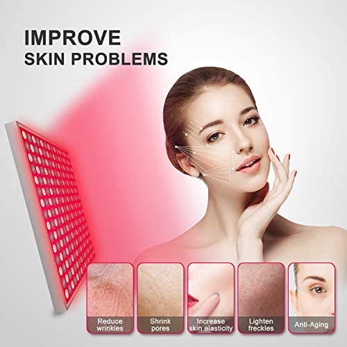 Allisable 45W Red Led Light Therapy Panel, Deep Red 660Nm And Near Infrared 850Nm Led Light Therapy Combo - Fda Registered #TOP4