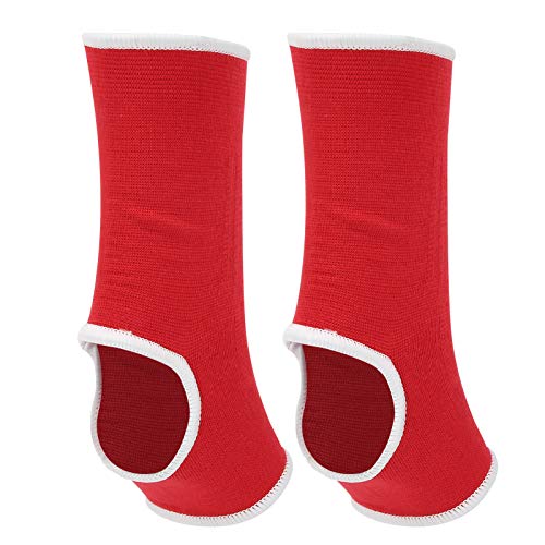 POENVFPO Soportes de Tobillo Sport Nylon Support Cubierta Protectora Red para Guardia Transpirable de Sanda/Thai Boxing (S)