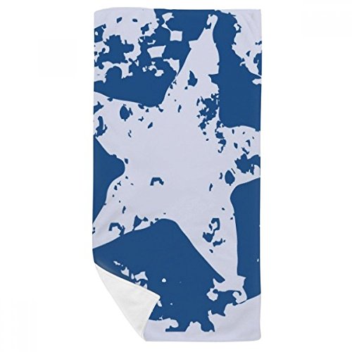 Serviette de bain motif star 35x70cm douce multicolore
