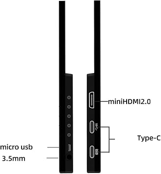 Laptop Screen Extender 2.5K IPS Portable Monitor 16 Inch UHD for Laptop 100% sRGB with Speaker USB-C HDMI Screen