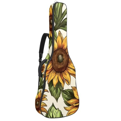 Housse pour guitare acoustique imperméable qui protège des chocs et de la pluie