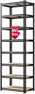 12 Small Pantry Closet Shelving Ideas for Tight Spaces That Stay Tidy 13 8 Tier Storage Shelves Adjustable Shelving Unit Load 2816LBS, Garage She...