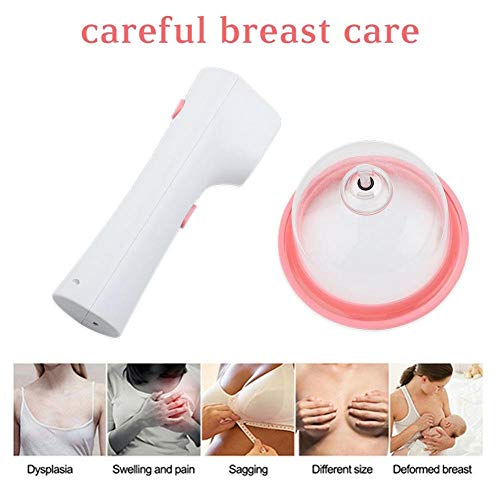 Electric Vacuum Cups Breast Enlargement Massager Breast Nipple Massager Bust Developer Care (13Mm（M）) #TOP3