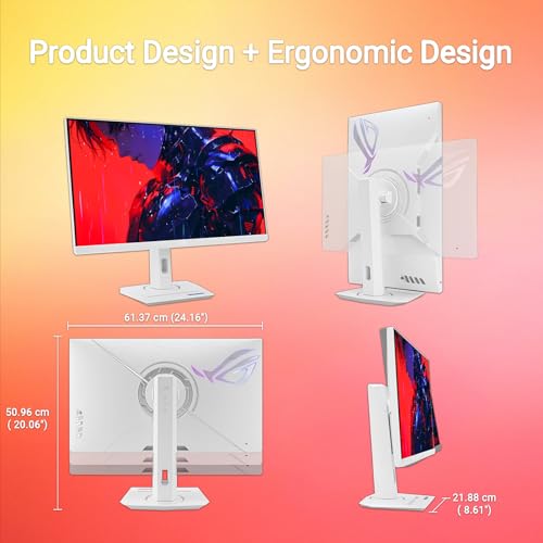 Image of ASUS ROG Strix 27 inch 1440P Gaming Monitor, QHD 2560 x 1440 Fast IPS, 180Hz, 1ms GTG, DCI-P3 95%, HDR400, Extreme Low Motion Blur Sync, G-SYNC, USB-C Connectivity, Tripod Socket, Adjustable Stand