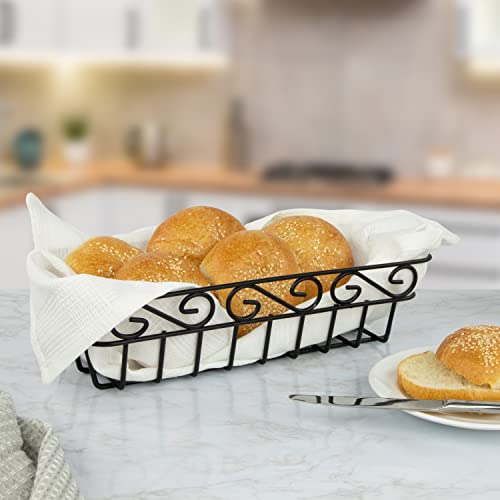 Spectrum Diversified Cesta de rolagem, design clássico de cozinha para pães, rolo, massa de muffins