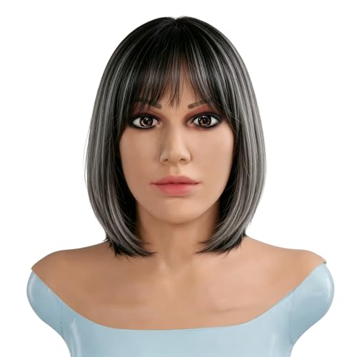 Masque silicone femme crossdressing et cosplay visage réaliste