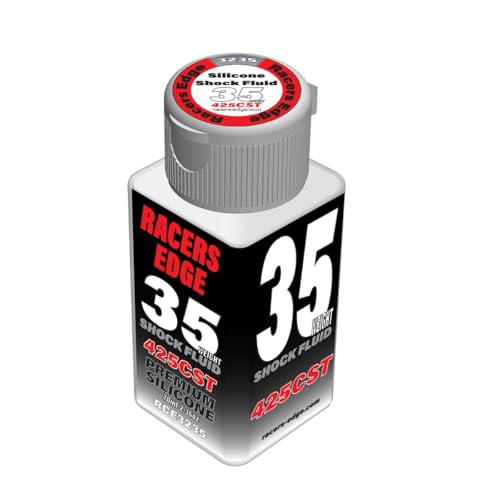 Racers Edge 3235 35 Weight Pure Silicone Shock Oil, 425cSt, 70ml 2.36oz