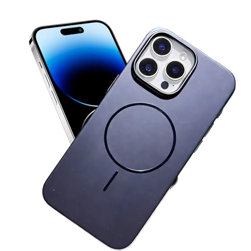 Solid Color Soft Touch Magnetic Case for iPhone13 promax, Soft Silicone Metallic Lustre Phone Cases Minimalist Slimmer Magnetic 