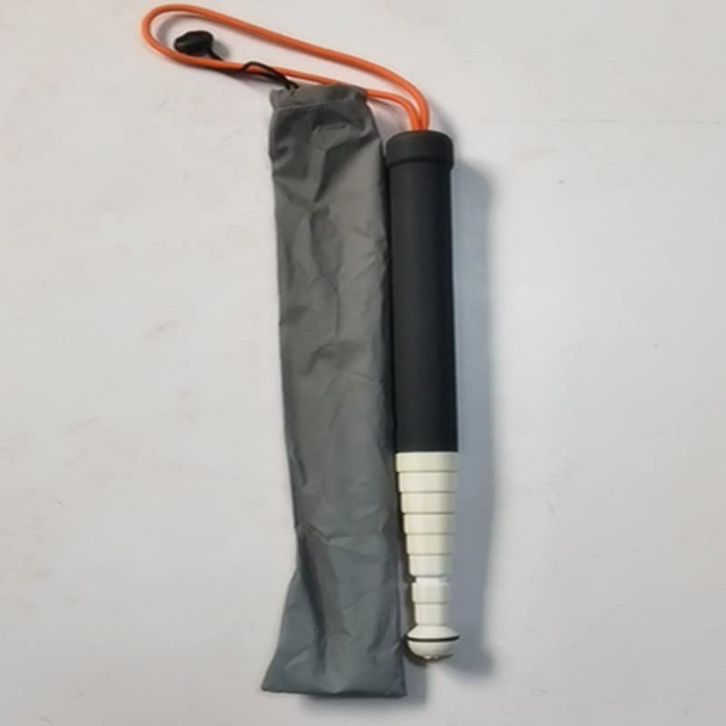 TOKILO Canne Aveugle télescopique en Alliage en Titane, bâtonnet de Marche Portable rétractable, Canne de Marche Pliable légère et réglable pour Hommes et Femmes(Color:118cm,Size:C)