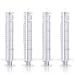 20Pcs 20ml Sterile Syringes Without Needle No Rubber Ring Syringe Resistant to Organic Acids Bases Syringe Disposable Syringe Laboratory Dedicated (20ml 20pcs)