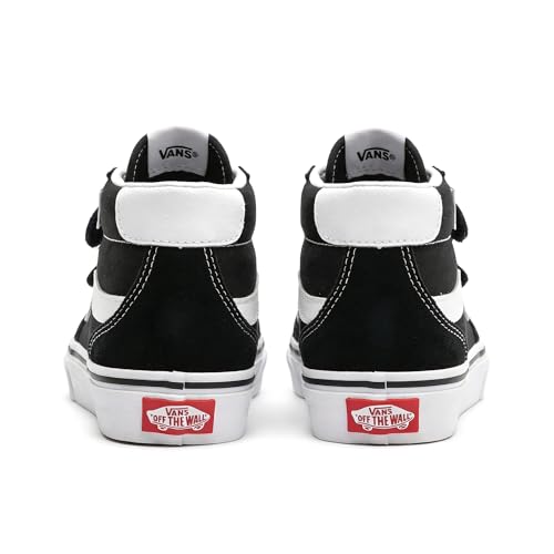 Vans WardSneaker für Herren, schwarz/weiß, 2 UK Child – Ansicht 4