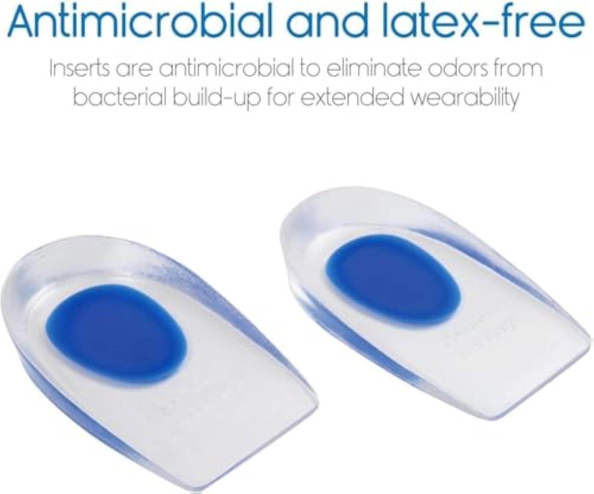 Gel Heel Cups for Ankle Pain Relief and Comfort