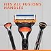 Gillette Fusion5 Power Razor Blades for Men, 5-Blade Razor Refills, 10 Count