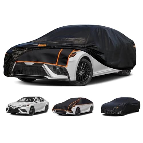 Kayme Padded Hail Protector Car Cover Custom Fit for Toyota Camry, Anti Hail Blanket with Multilayer Thickened Design, Hail Proof & All Weather Outdoo