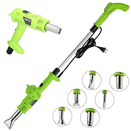 Bakaji Elektrische grasbrander, 2000 W, thermo-onkruidverdelger voor kruiden, telescoopsteel + temperatuurpistool naar… - Afbeelding 3