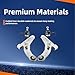 ADIGARAUTO Front Lower Control Arm with Ball Joint Kit for 2014-2018 Jeep Cherokee All Models Complete Set K643179 K643180 K500287