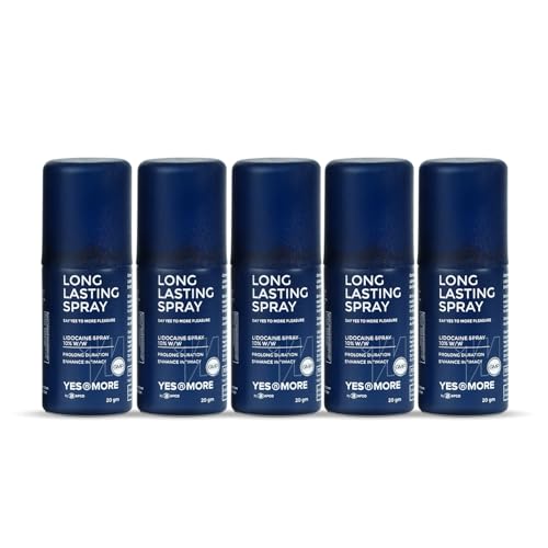 Image of Long Lasting Lidocaine Topical Spray for Men | Fast Acting External Use | Easy Application | Travel Friendly 20g | Smooth Bottle Design | Pack of 5