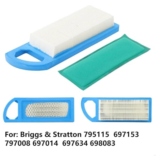 Filtre à air pour tondeuse à gazon compatible Briggs Stratton 697014
