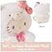GUND Sanrio Official Hello Kitty Café Latte Teddy Bear Plush, Collectible Plush Toy, Stuffed Animal for Ages 1 and Up, White, 6”