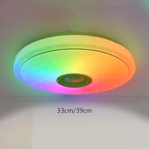 LED plafonnier avec télécommande et app contrôle pour un éclairage RGB - 5