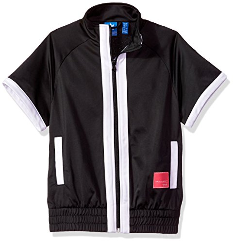 adidas Originals Outerwear Big Boys' Kids Eqt Vest, Black/White, Medium