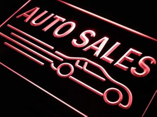 ADVPRO Auto Car Sales LED Neon Sign Red 24 x 16 Inches st4s64-m060-r