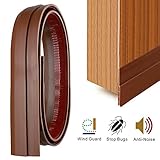 Multifunción - Burlete puerta puede usarse para prevenir el viento, el polvo, el sonido. Mantenga los errores de ruido desactivados, diseño a prueba de sonido de tres capas, reduce el sonido molesto hasta cinco veces. Mantenga a los insectos cucarachas fuera de su casa.