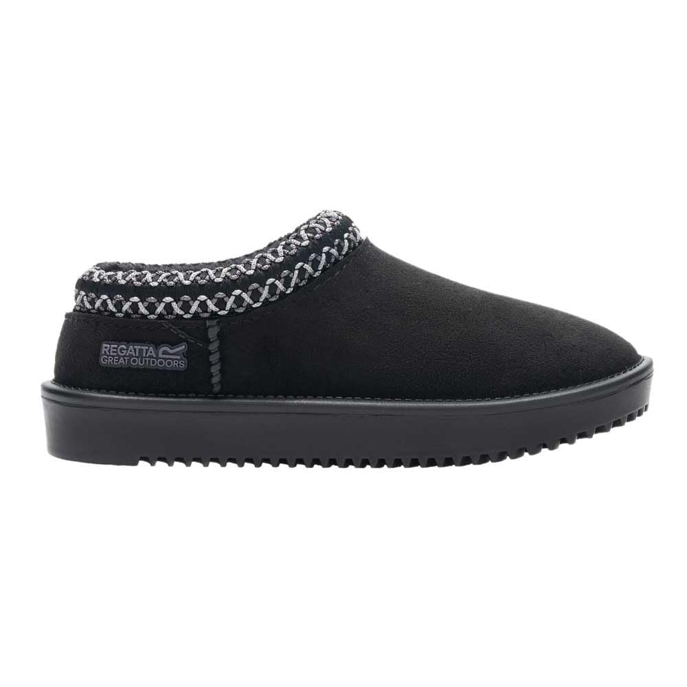 Regatta Unisex Noir Waterproof Mules Child Risley