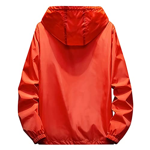 Ymosrh Men's Work Jackets Water Resistant Running Hiking Fishing Rain Coats Jacket Windbreaker Coats Outwear4