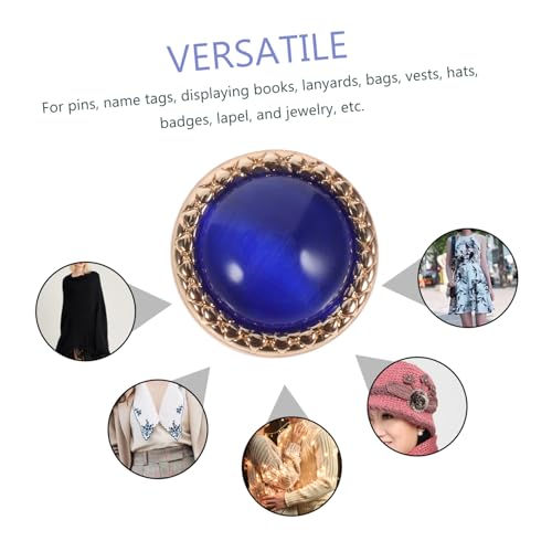 Gogogmee 20 Peças Botão De Terno Com Fivela De Opala Para Homens Casaco Botões De Metal Botões De Ca