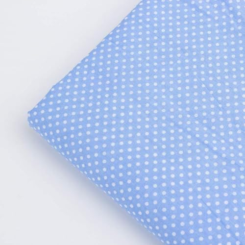 Image of 9.8 inch*9.8 inch(25cm*25cm) Cotton Fabric DIY Making Supplies Quilting Patchwork Fabric Fat Quarter Bundles DIY for Quilting Cotton Patchwork Cushions (Blue, 9.8 inch x 9.8 inch)