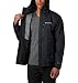 Columbia Pouring Adventure Chaqueta para Hombre, Negro, M