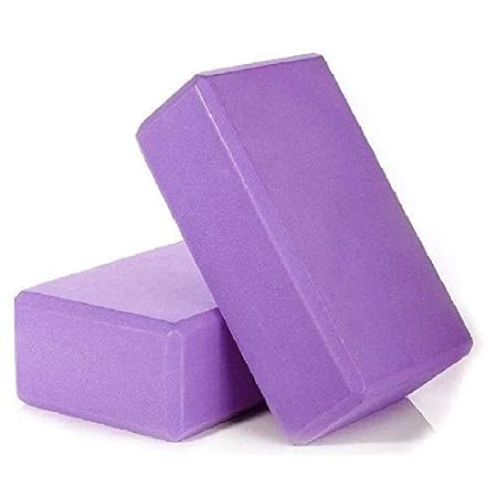 Yoga Block 1 Pice, Home Brilliant High Density Yoga Blocks 9�x6�x3�to Improve Strength, Flexibility and Balance, Light Weight and Non-Slip Surface for Yoga, Pilates and Meditation