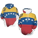 men's classic flag pullover felpa con venezuela bandiera nazionale cappuccio hoodie maglione hoodies for men