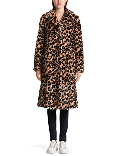 Marc Cain Collections Damen MC 11.08 W93 Mantel, Mehrfarbig (Caramel 632),...