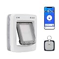 SmartDoor™ Never Rust Connected Pet Door, Dog and Cat, Selective Entry and Exit, App Enabled Pet Door, Smart Device, Smartphone Controlled, Customize Schedule, Multiple Pets, Medium