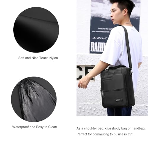 Maletín para portátil de 14 pulgadas negro impermeable miniatura 6