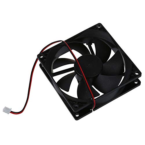 RANDWICK 92mm x92mm x 25mm DC 12V 2Pin 65.01CFM Computer Case CPU ...