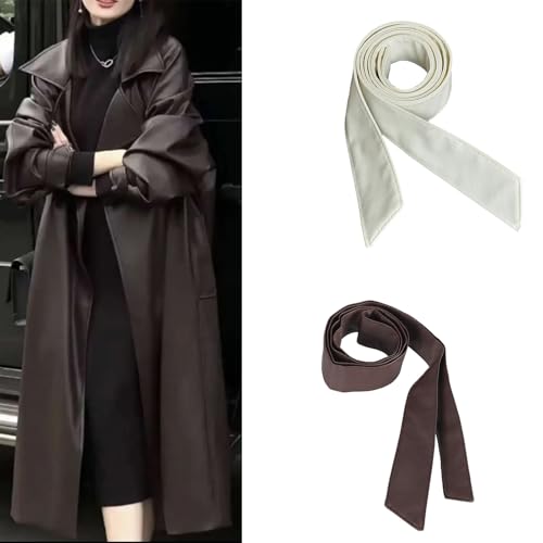 Womens Cotton Puffer Ribbon Sash Belt Waistband for Down Coat Down PU Waist Tunics Girdle Waistband belt2