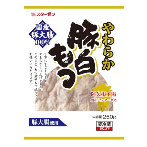 スターゼン［冷蔵］国産豚白もつ(大腸) 250gのサムネイル