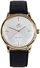 Reloj Orient FAC0000BW Bambino Versión 3 para hombre, tono dorado, correa de cuero, esfera blanca, automático 2
