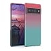 Produktbild kwmobile Case kompatibel mit Google Pixel 6 Pro - Hülle Handy - Handyhülle Zwei Farben Pink Blau Transparent