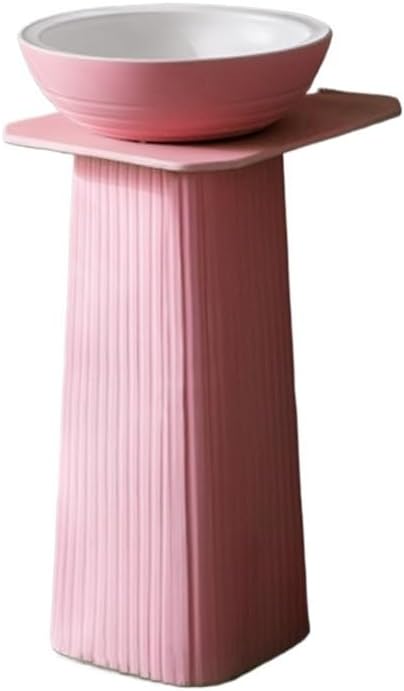 Bathroom Countertop Vessel Sink Balcony Column Sink Wash Basin, Bathroom Floor Pedestal Sink Vanity