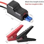 Osilly Car Jump Starter Clamps, 12V Automotive Portable Emergency Booster Jumper Starter Booster Clamp Cables, EC5 Connector Replacement Alligator Clip, Universal for Vehicle, SUV, Truck, RV